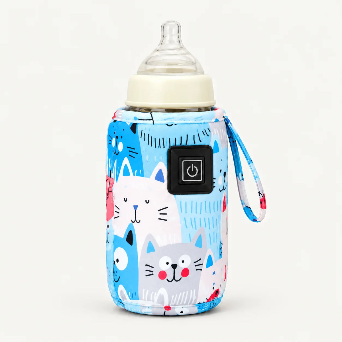 #Style C | WarmGo USB bottle warmer, blue print