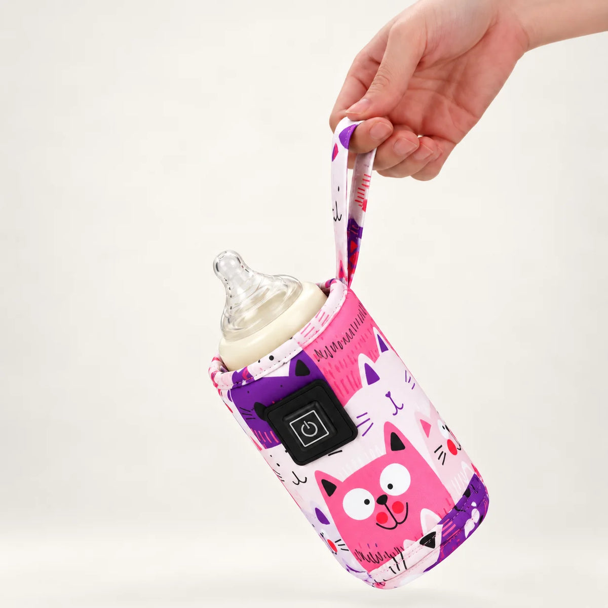 #Style A | WarmGo carried by the strap, pink print