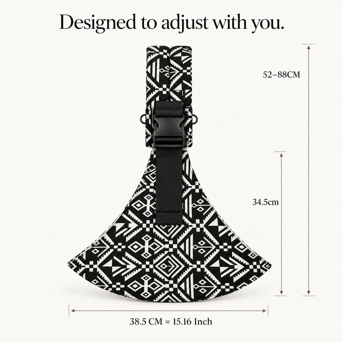 #Bonsai Black | CarrySoft Sling size guide