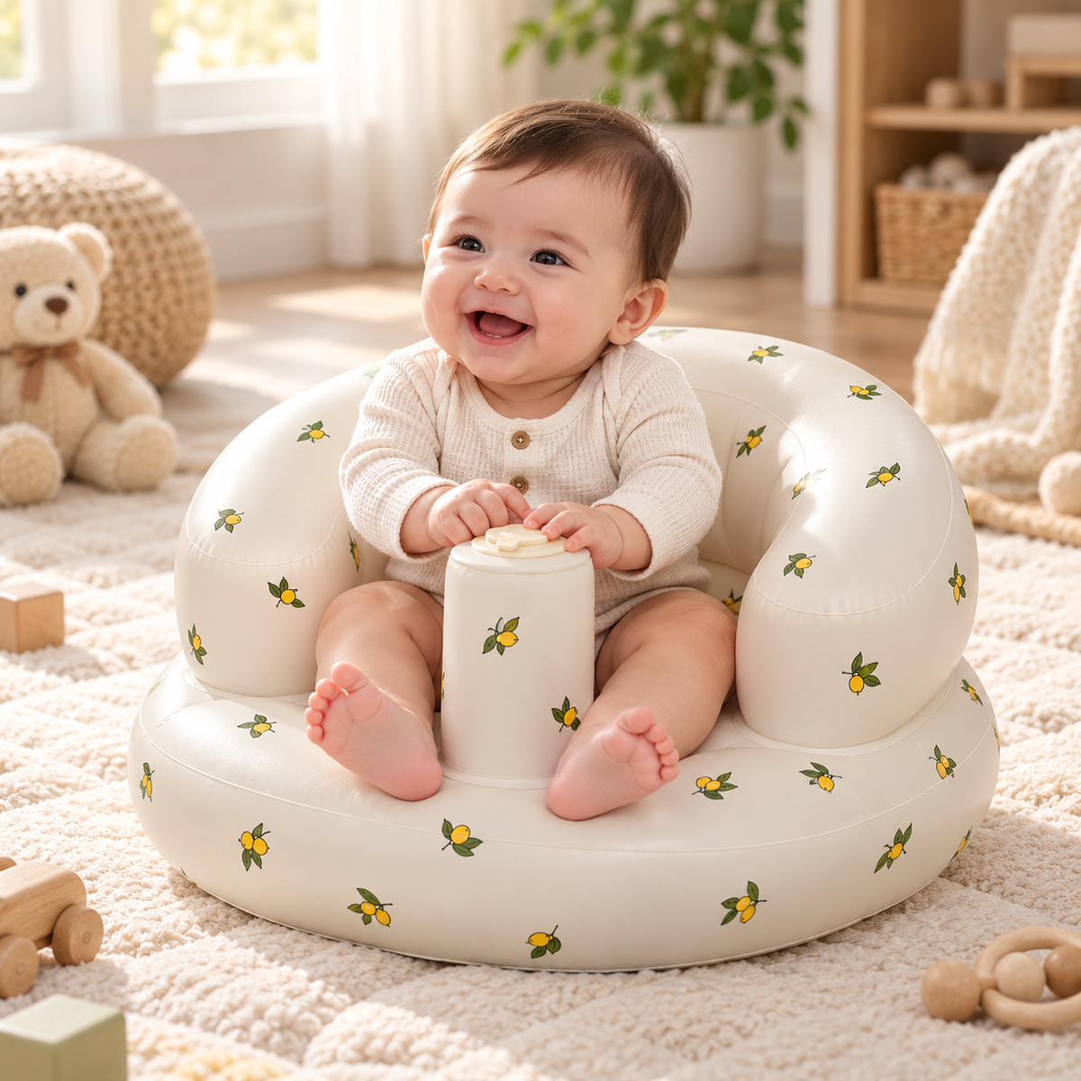 #Olive flower | Baby sitting in the NestGo seat