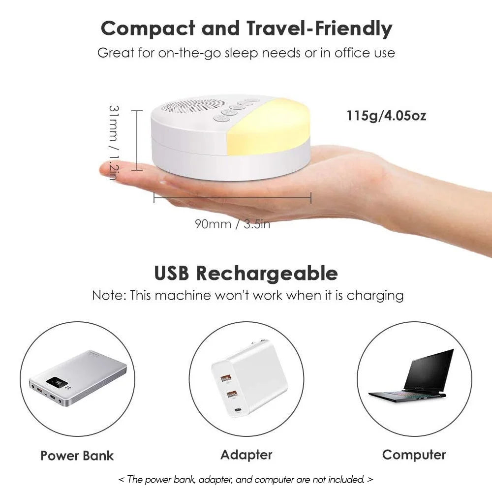 Mother Bloom DreamEase™ – Baby White Noise & Night Light