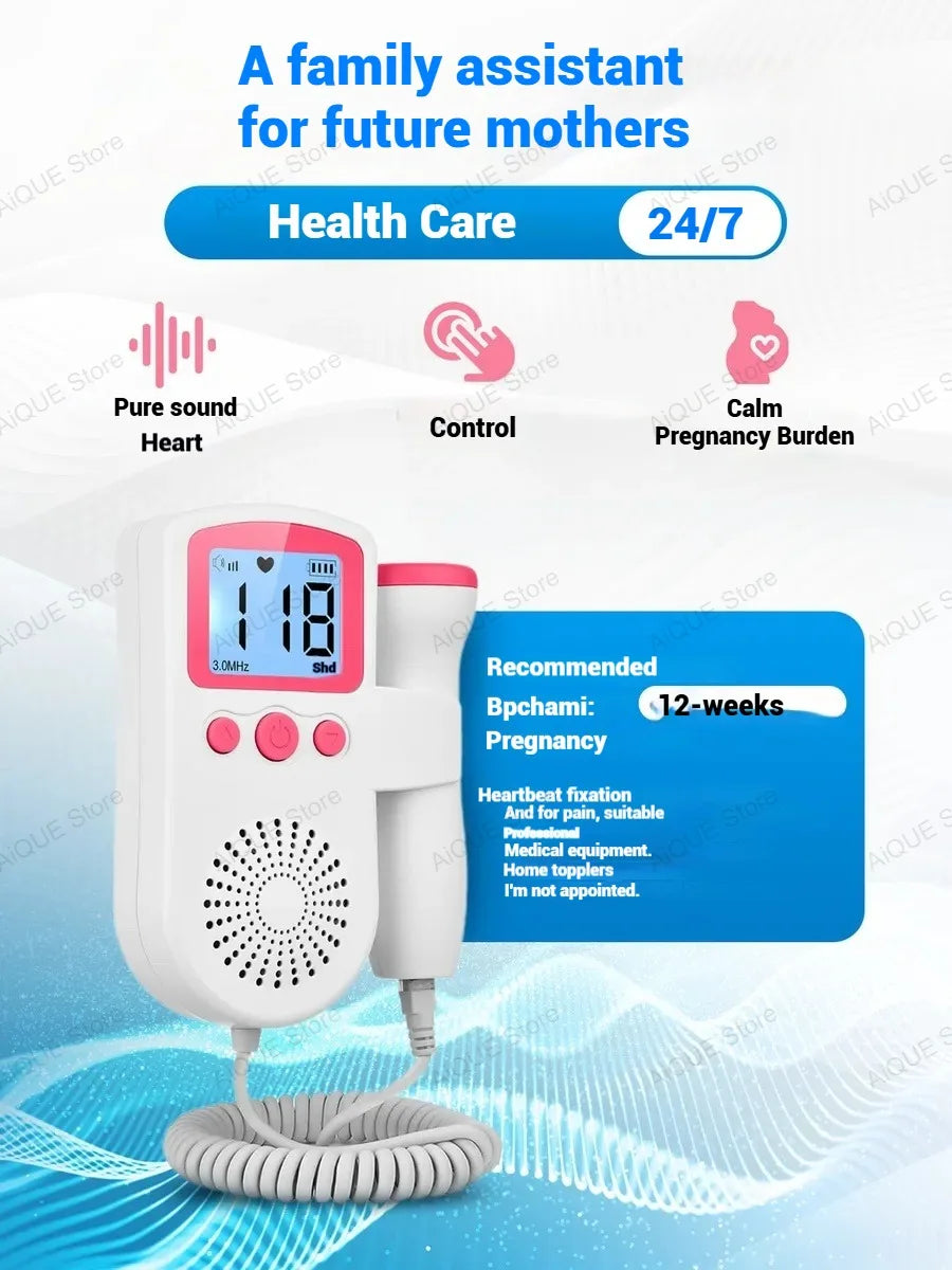 Mother Bloom HeartListen™ – At-Home Fetal Doppler